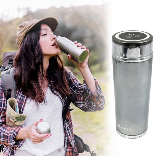 Stainless Steel Thermos Water Bottle | 24 Hours Hot and Cold | Easy to Carry | Rust & Leak Proof | Tea | Coffee | Office| Gym | Home (350ml)