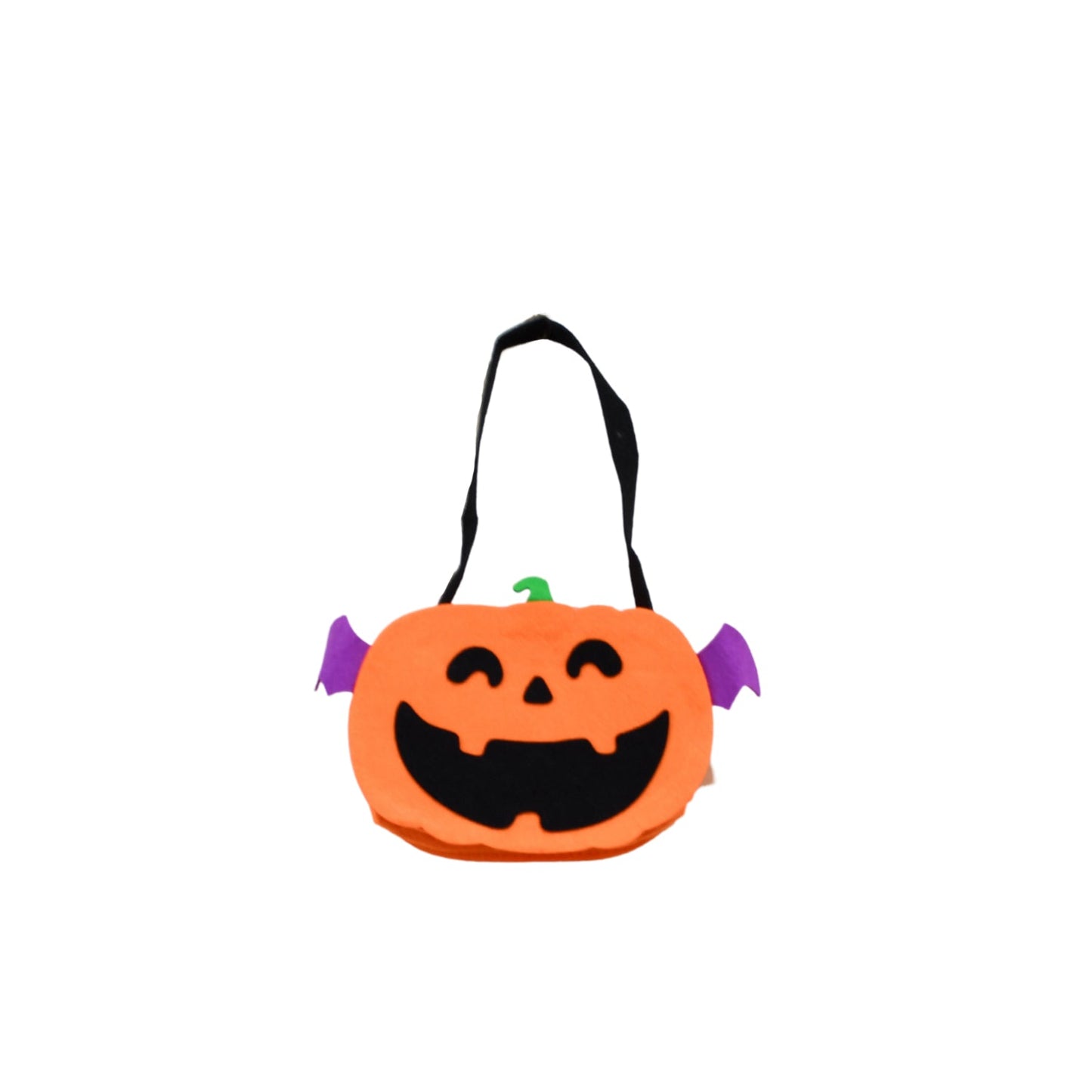Halloween Pumpkin Bags Non- Woven Candy Bags Trick or Treat Bags Portable Tote Bag Cartoon Goodie Handbag for Halloween Party Favors, Kids Gift Bag